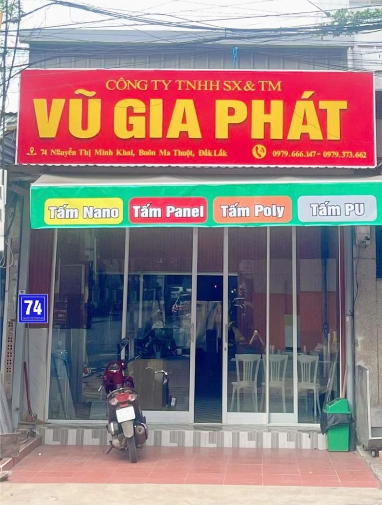 Kho tấm nhựa ốp tường ở 74 Nguyễn Thị Minh Khai phường Buôn Ma Thuột Đắk LẮk